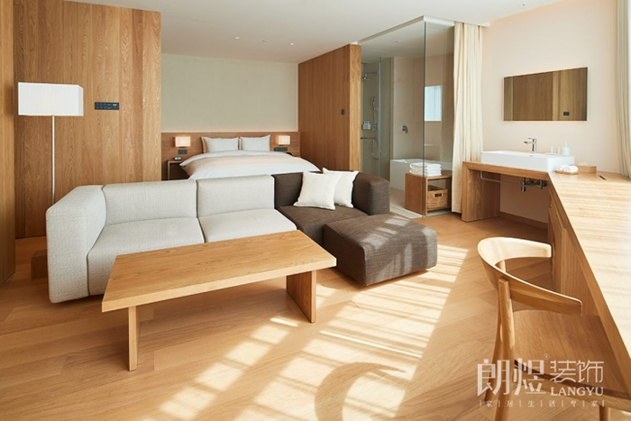 簡(jiǎn)潔舒適無印良品酒店效果圖