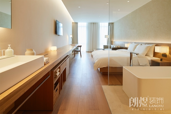 簡(jiǎn)潔舒適無印良品酒店效果圖