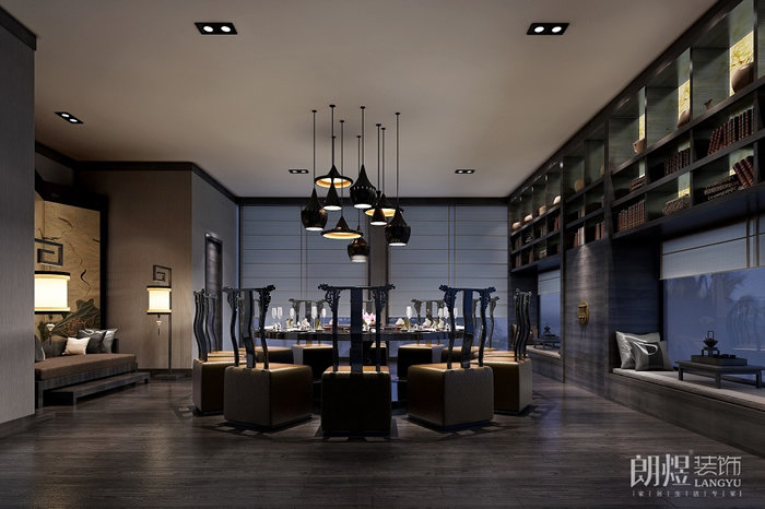 中式養生會所裝修效果圖