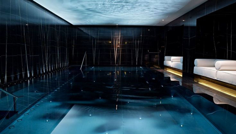 水療養生館裝修設計效果圖