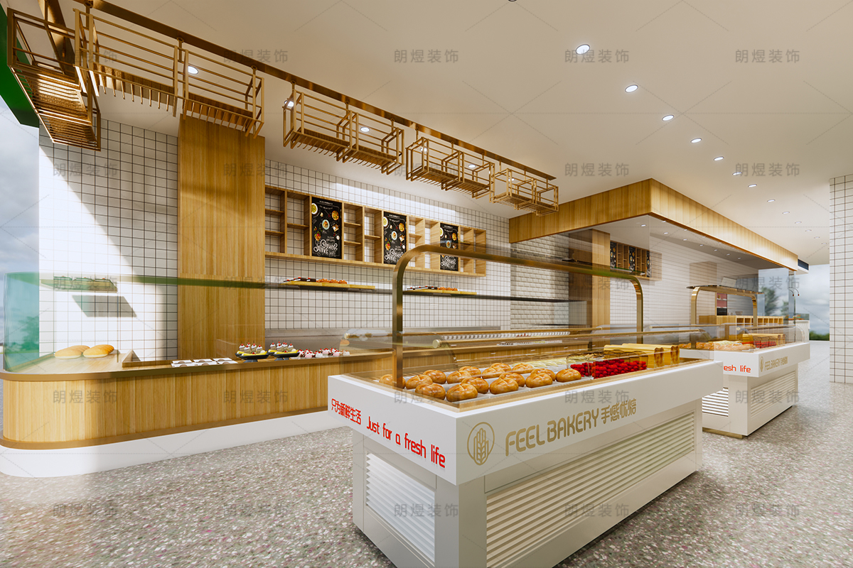 商場甜品店裝修設(shè)計效果圖