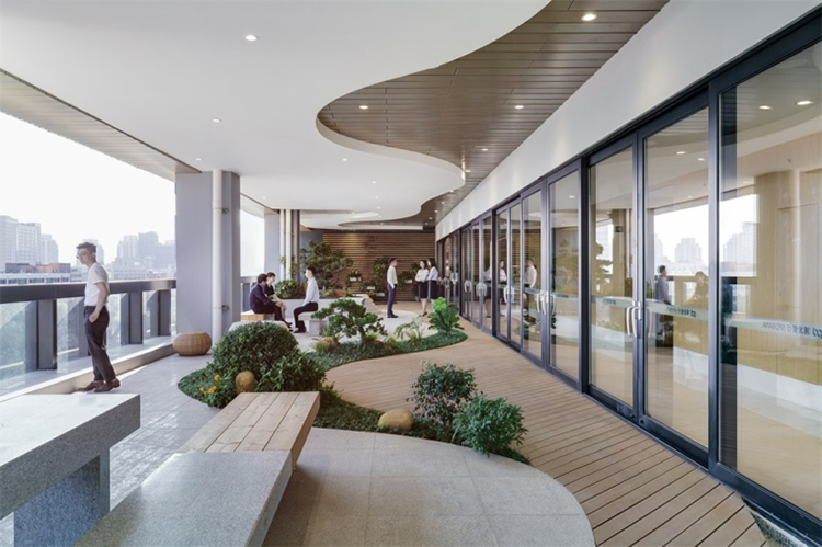 辦公樓露臺裝修效果圖 辦公樓露臺裝修效果圖