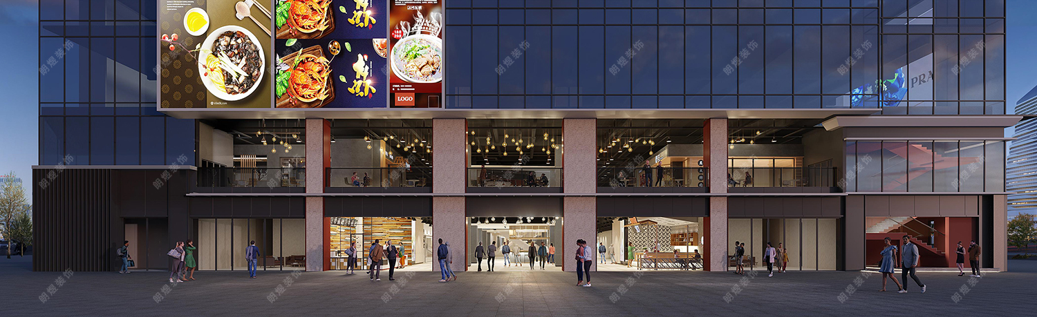 成都綜合購物商場裝修設計效果圖