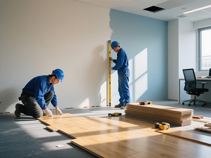 辦公室墻面復原裝修